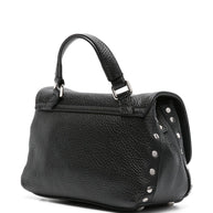 Zanellato Postina Daily Baby Leather Handbag Black