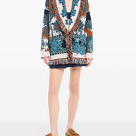 Alanui Island Soul Wool Cardigan MultiColour