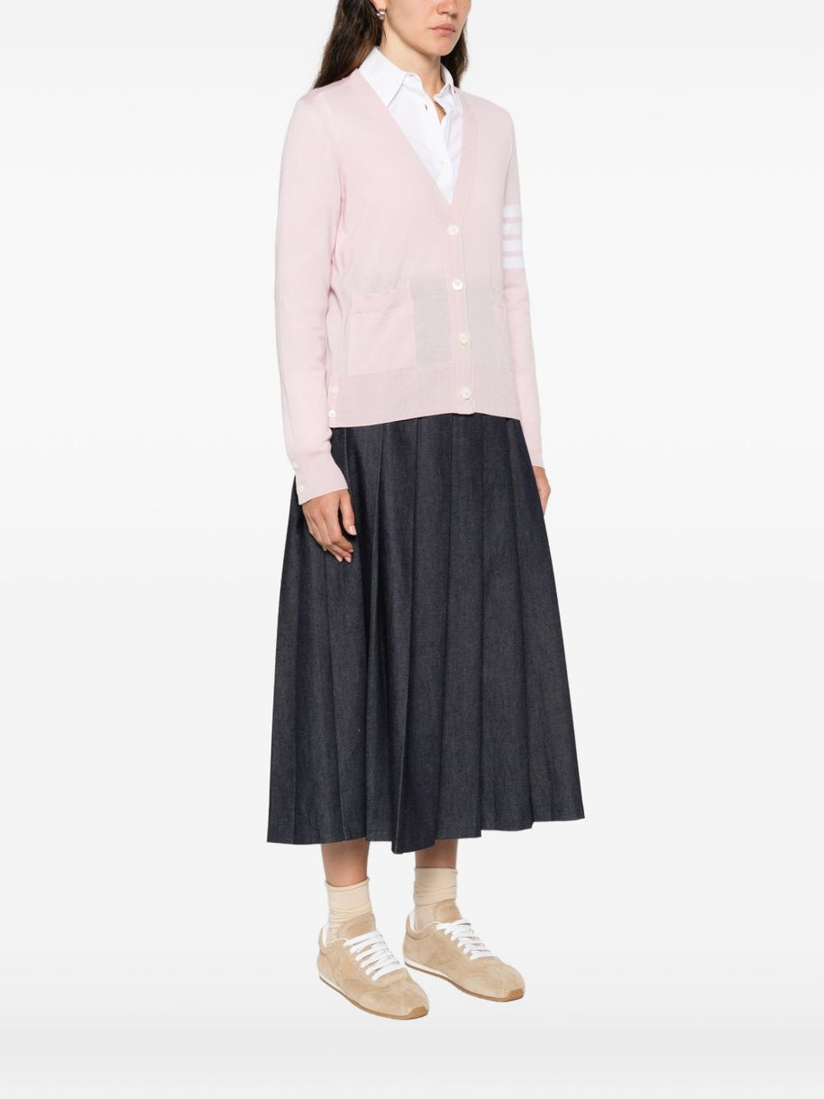 Thom Browne Wool Cardigan Pink