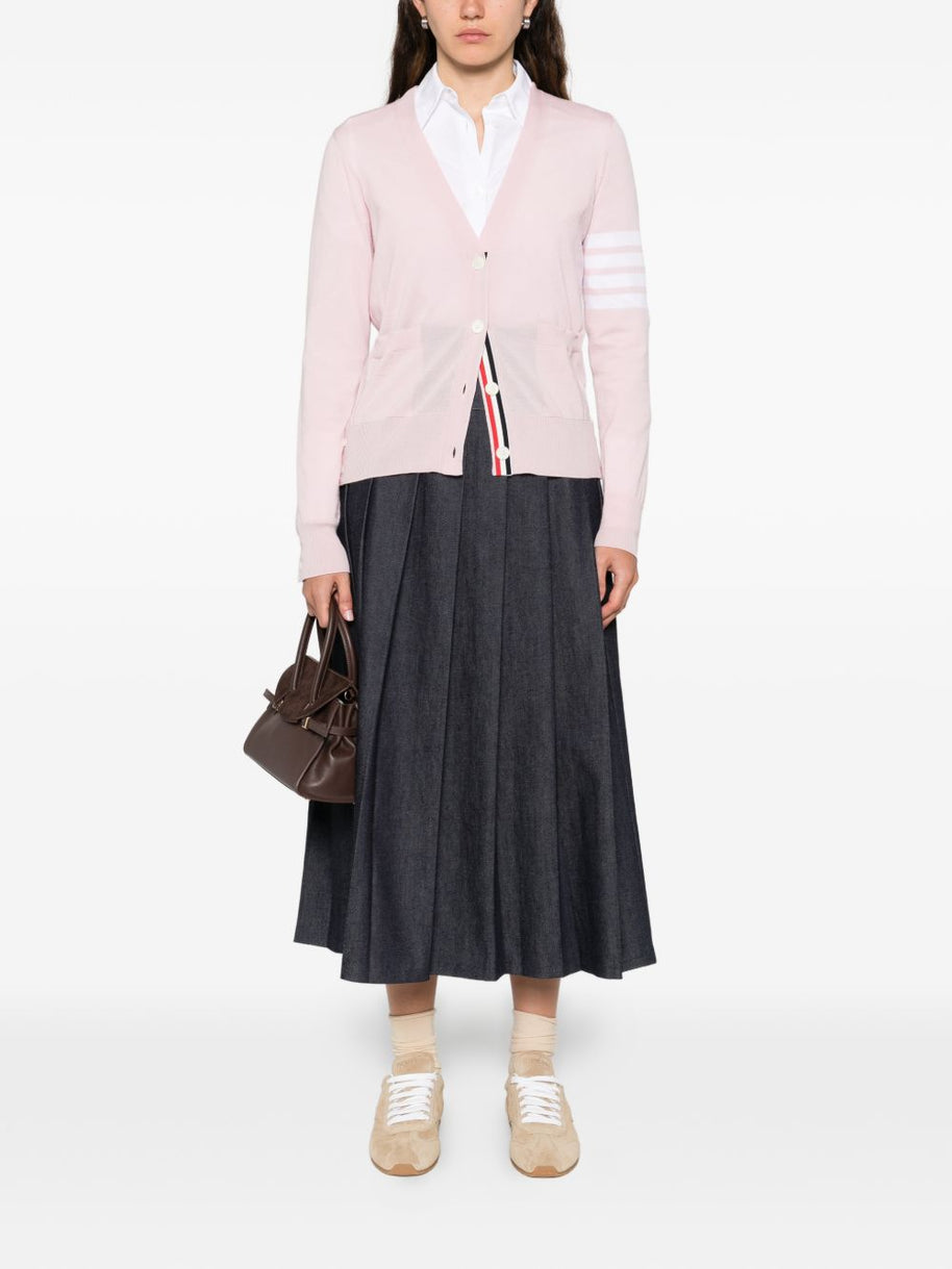 Thom Browne Wool Cardigan Pink