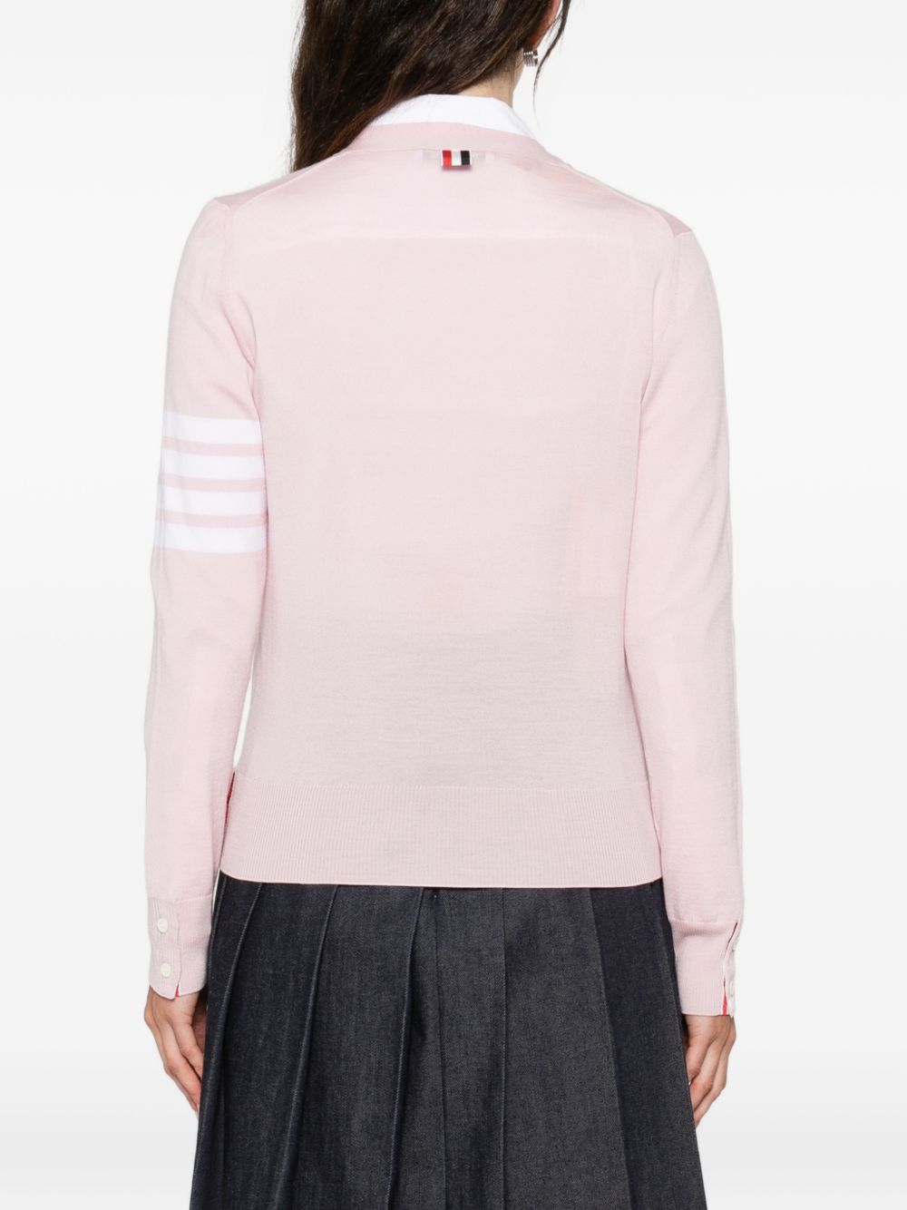 Thom Browne Wool Cardigan Pink