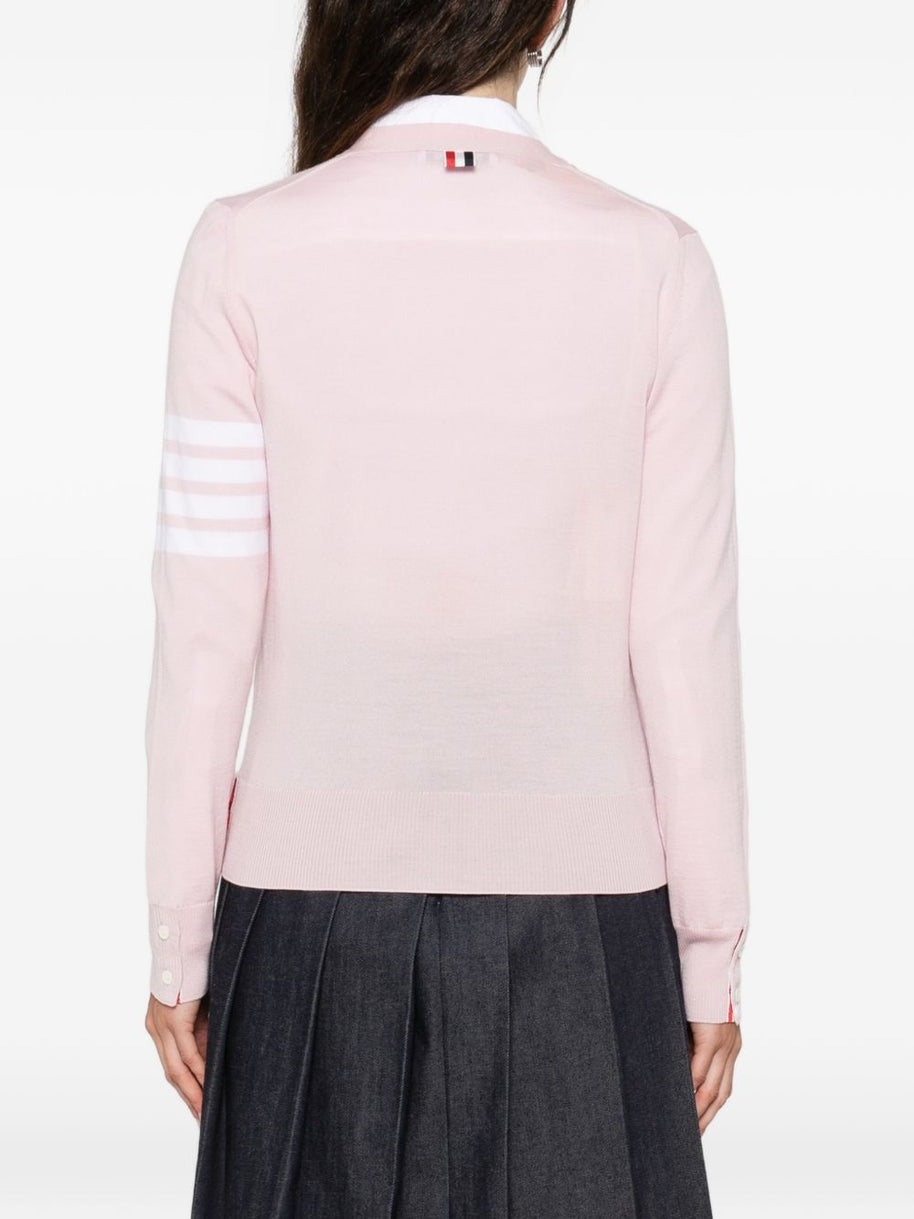 Thom Browne Wool Cardigan Pink