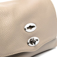 Zanellato Postina Daily Baby Leather Handbag Grey