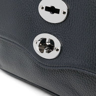 Zanellato Postina Daily Small Leather Handbag Blue