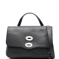 Zanellato Postina Daily Small Leather Handbag Blue