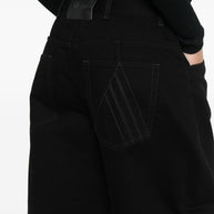 The Attico Denim Cotton Jeans Black