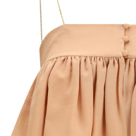 Chloé Sleeveless Silk Top Powder