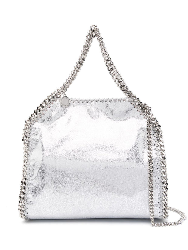 Stella McCartney Falabella Mini Tote Bag Silver