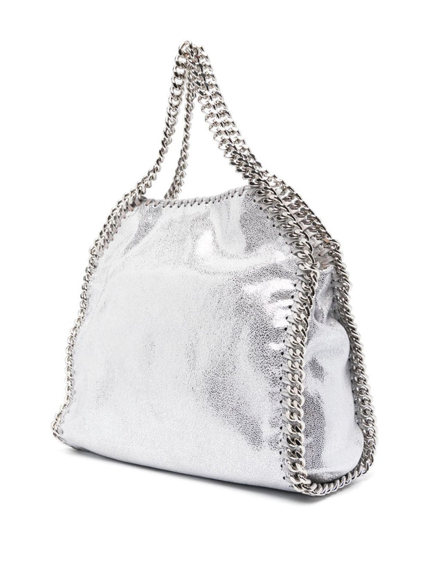 Stella McCartney Falabella Mini Tote Bag Silver