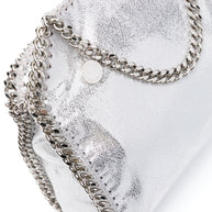 Stella McCartney Falabella Mini Tote Bag Silver