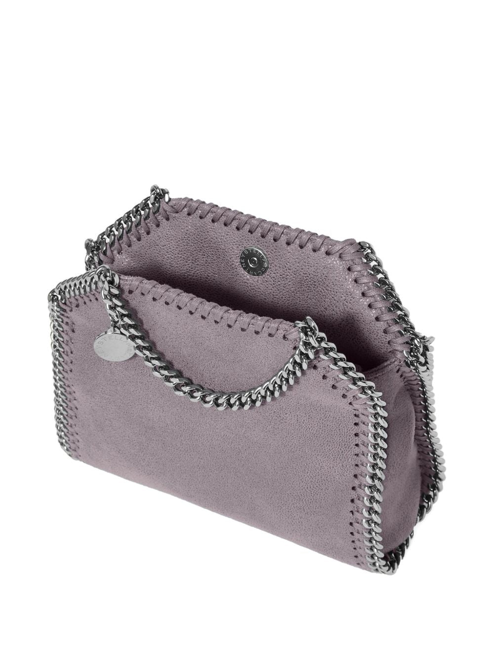 Stella McCartney Falabella Tiny Crossbody Bag Grey