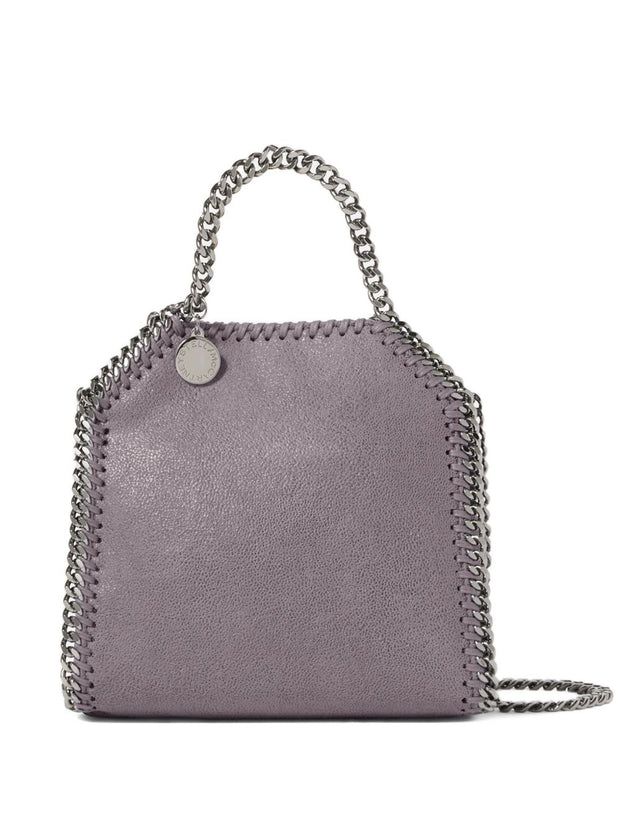 Stella McCartney Falabella Tiny Crossbody Bag Grey