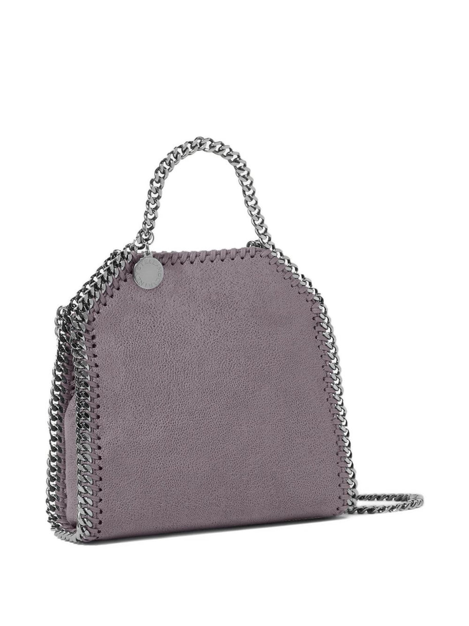 Stella McCartney Falabella Tiny Crossbody Bag Grey