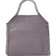 Stella McCartney Falabella Tiny Crossbody Bag Grey