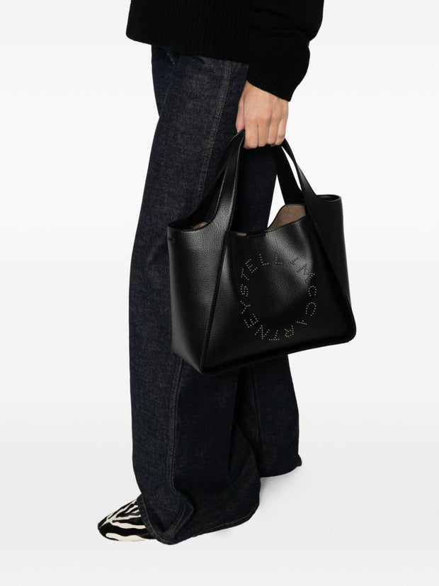 Stella McCartney Stella Logo Tote Bag Black