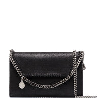 Stella McCartney Falabella Wallet On Chain Black