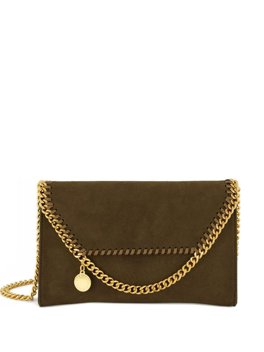 Stella McCartney Falabella Wallet On Chain Brown