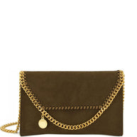 Stella McCartney Falabella Wallet On Chain Brown