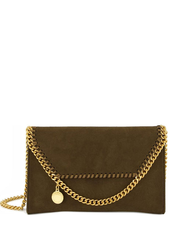 Stella McCartney Falabella Wallet On Chain Brown