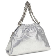 Stella McCartney Falabella Mini Drastring Tote Bag Silver