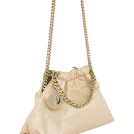 Stella McCartney Falabella Mini Drawstring Tote Bag Golden