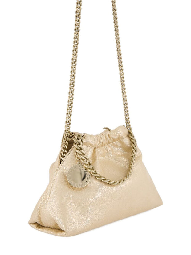 Stella McCartney Falabella Mini Drawstring Tote Bag Golden