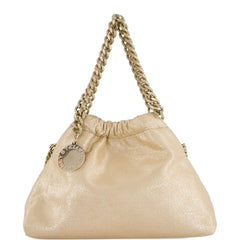 Stella McCartney Falabella Mini Drawstring Tote Bag Golden