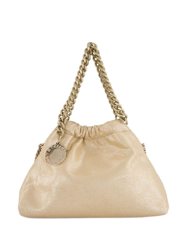 Stella McCartney Falabella Mini Drawstring Tote Bag Golden