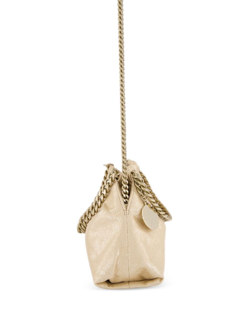 Stella McCartney Falabella Mini Drawstring Tote Bag Golden