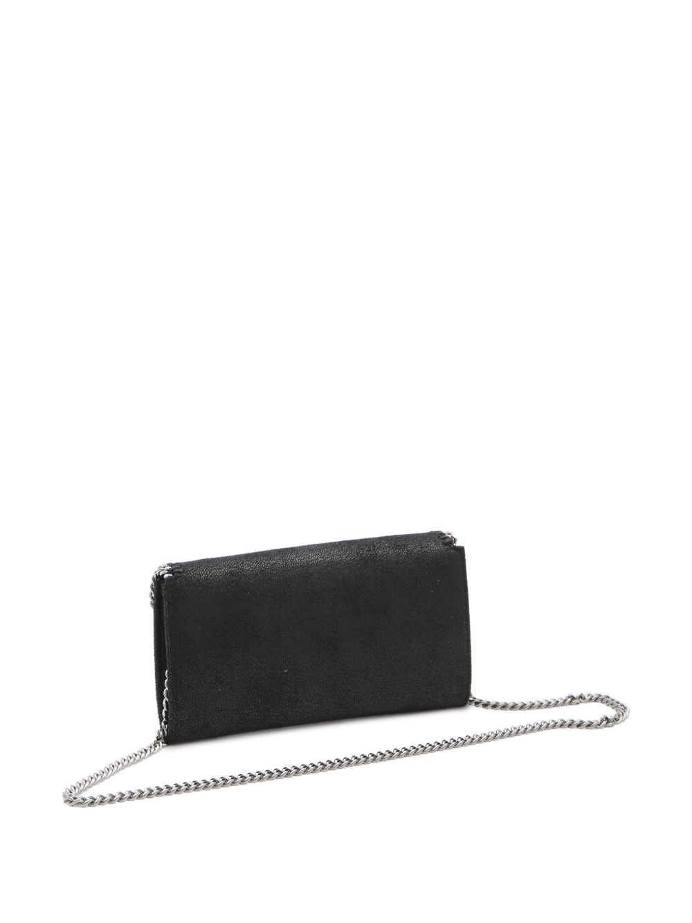 Stella McCartney Falabella Continental Wallet On Chain Black