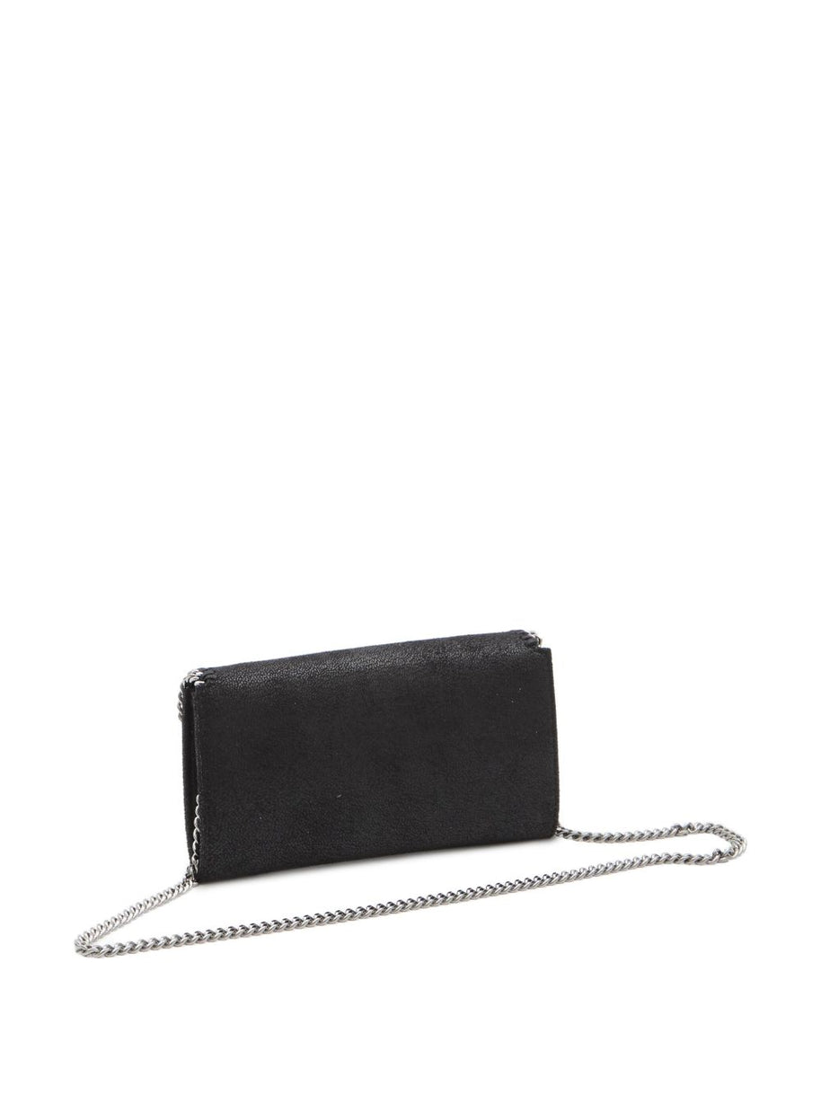 Stella McCartney Falabella Continental Wallet On Chain Black