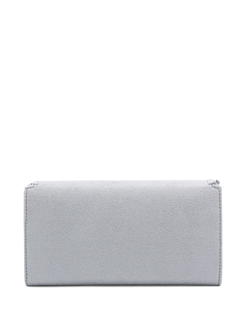 Stella McCartney Falabella Continental Wallet On Chain Light Grey