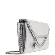 Stella McCartney Falabella Continental Wallet On Chain Silver