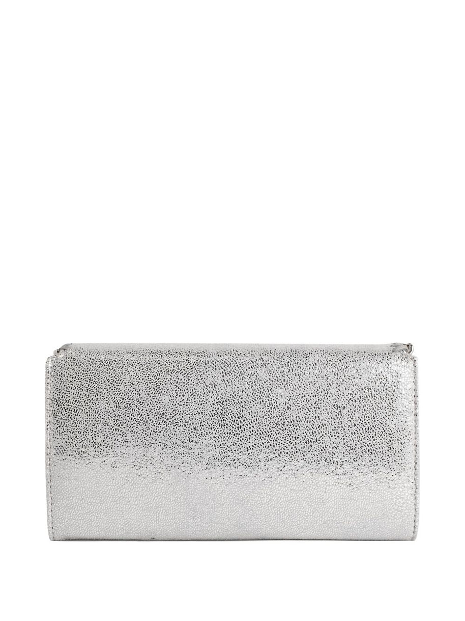 Stella McCartney Falabella Continental Wallet On Chain Silver