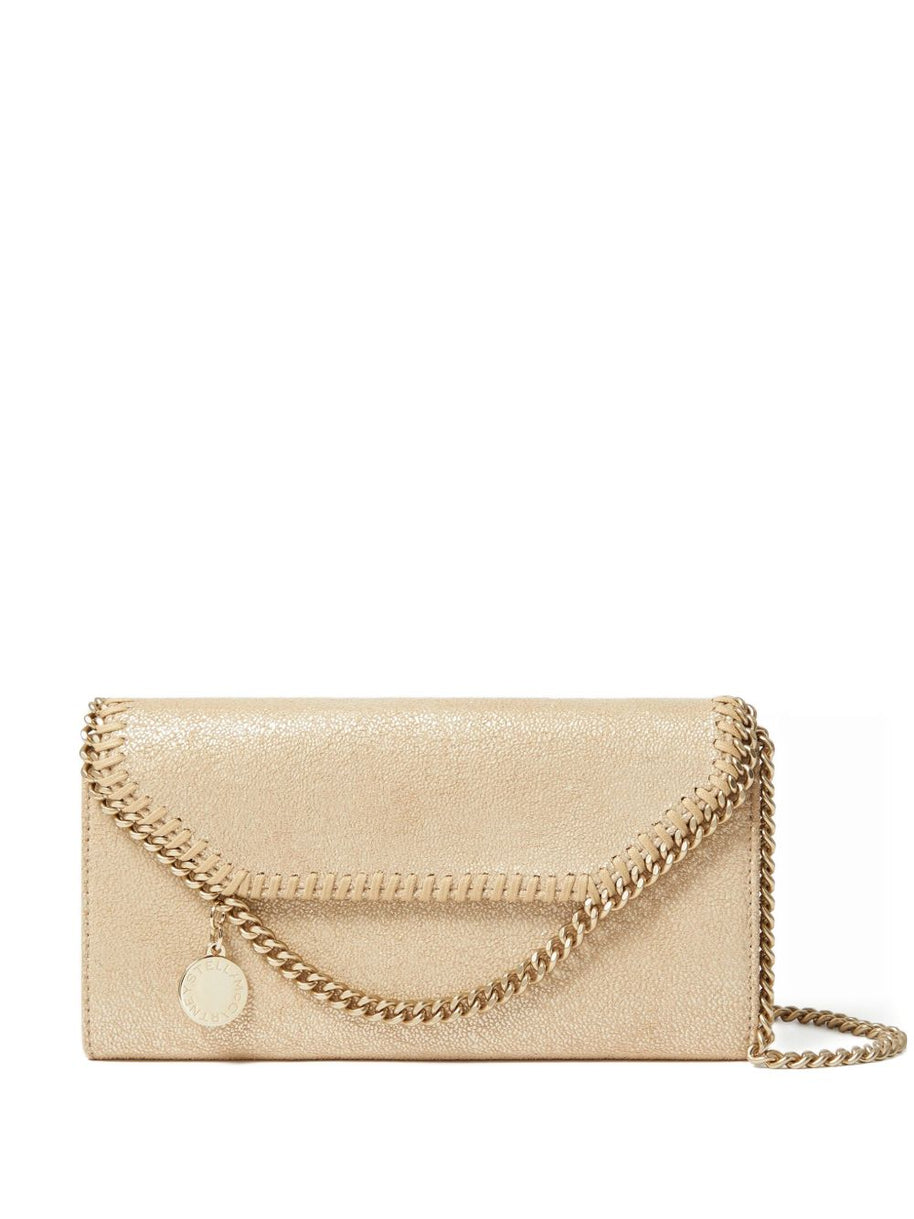 Stella McCartney Falabella Continental Wallet On Chain Golden