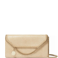 Stella McCartney Falabella Continental Wallet On Chain Golden