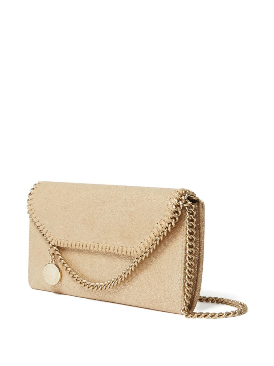 Stella McCartney Falabella Continental Wallet On Chain Golden