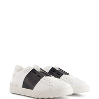 Valentino Garavani Open Leather Sneakers White