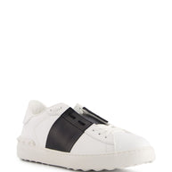 Valentino Garavani Open Leather Sneakers White