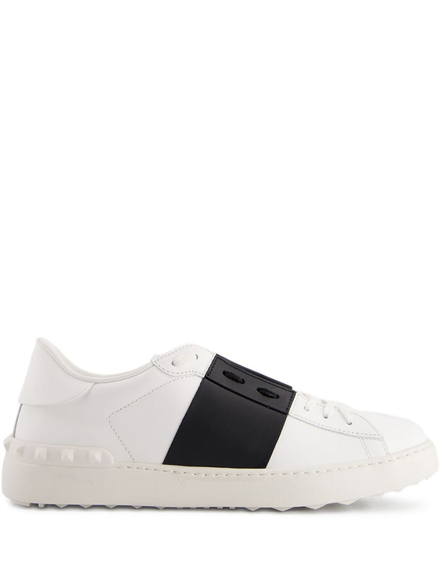 Valentino Garavani Open Leather Sneakers White