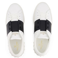 Valentino Garavani Open Leather Sneakers White