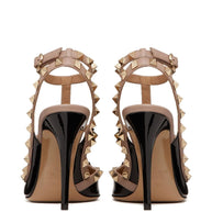 Valentino Garavani Rockstud Patent Leather Pumps Black