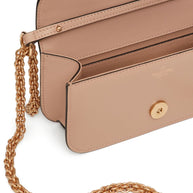 Valentino Garavani Locò Small Leather Shoulder Bag Pink