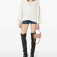 Valentino Garavani Locò Small Leather Shoulder Bag Pink