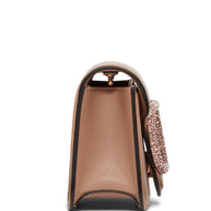 Valentino Garavani Locò Small Leather Shoulder Bag Pink