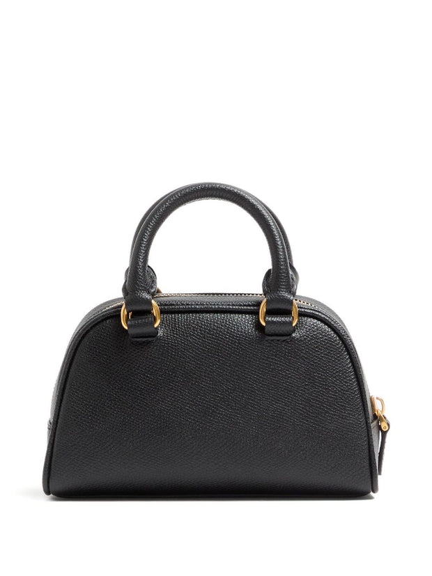 Valentino Garavani VLogo Signature Leather Mini Bag Black
