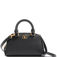 Valentino Garavani VLogo Signature Leather Mini Bag Black