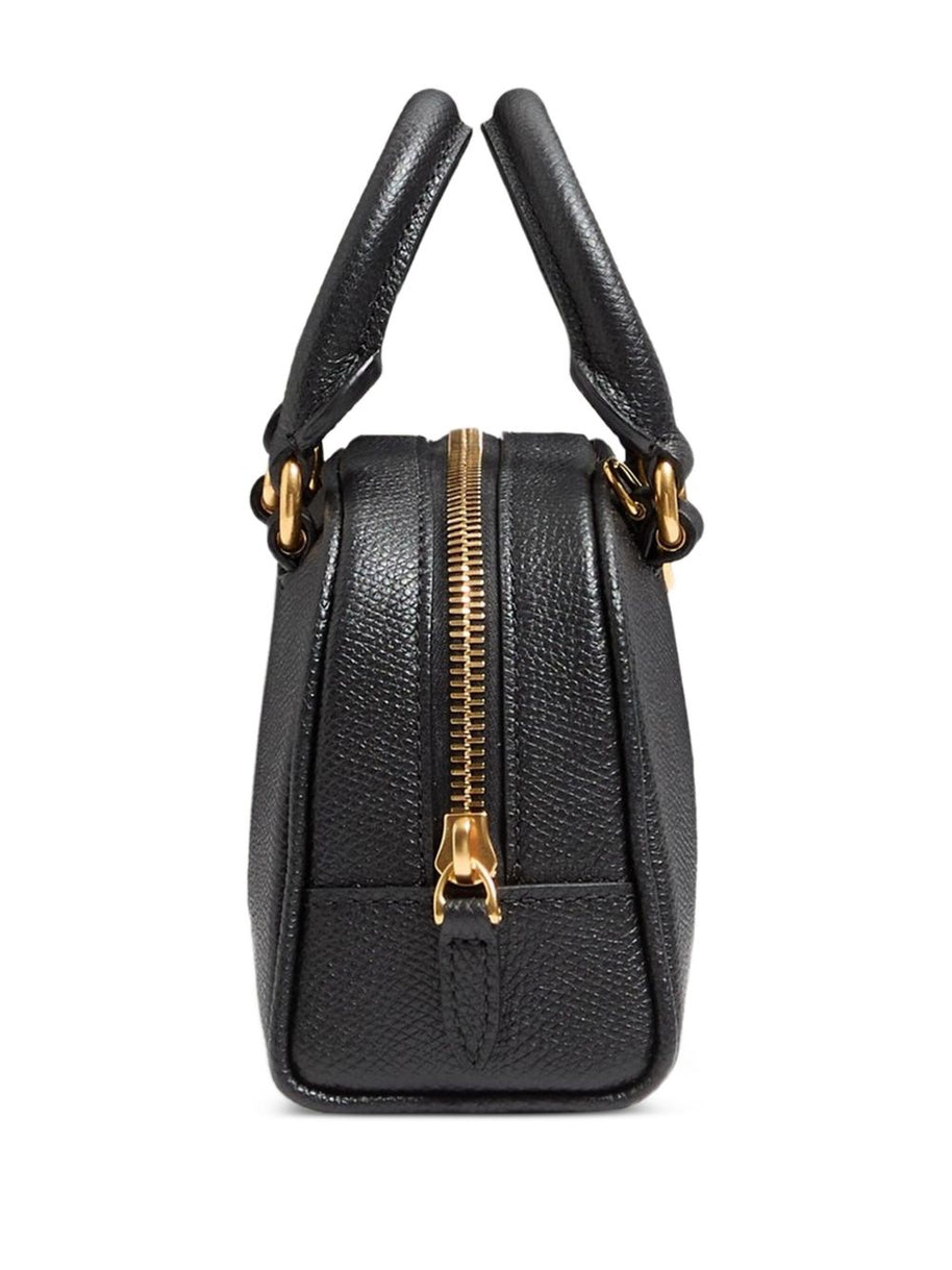 Valentino Garavani VLogo Signature Leather Mini Bag Black