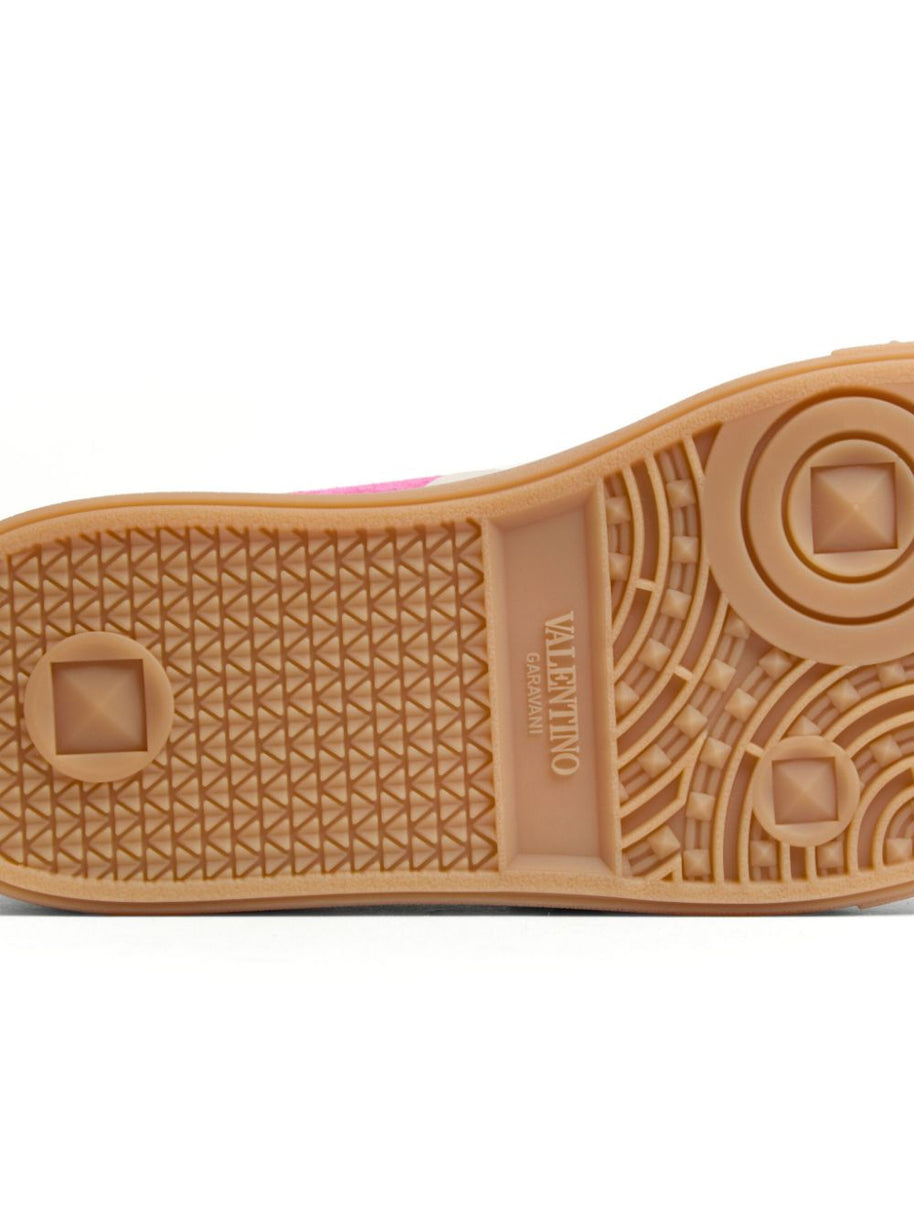 Valentino Garavani Upvillage Leather Sneakers Fuchsia