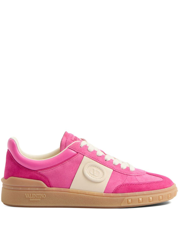 Valentino Garavani Upvillage Leather Sneakers Fuchsia
